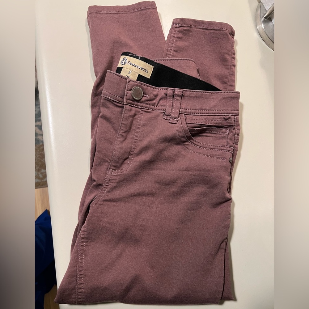 Democracy Women’s AbSolution Jegging-Rose Taupe-Size 8